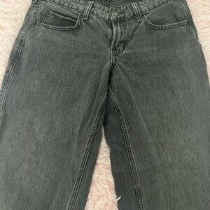 Hollister Black Low Rise Relaxed Fit Jeans